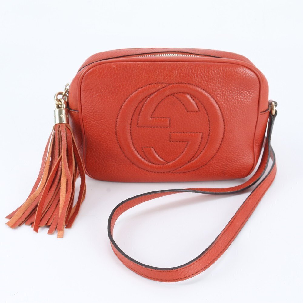 Gucci Soho Disco Bag Tassel Leather Shoulder Crossbody